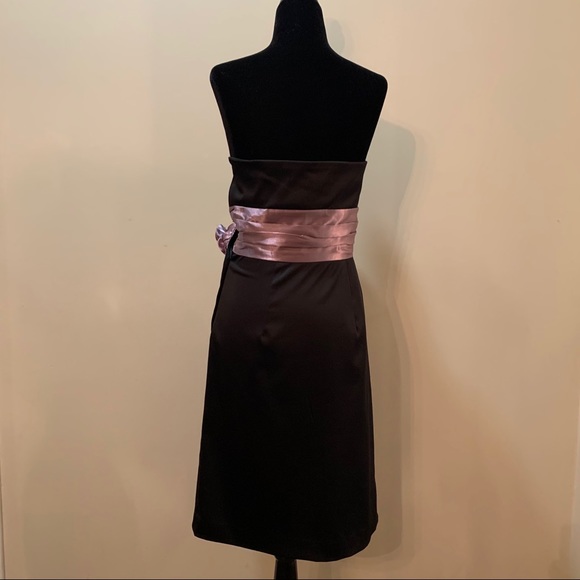 RW & Co. Women’s Cocktail Dress, Black with Sash - Picture 3 of 7